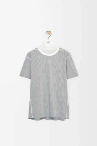 Active T-shirt in technical jersey Beige/Blue