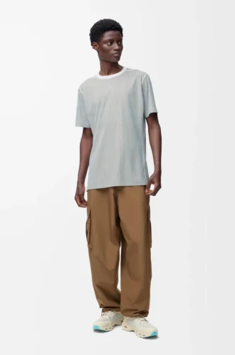 Active T-shirt in technical jersey Beige/Blue