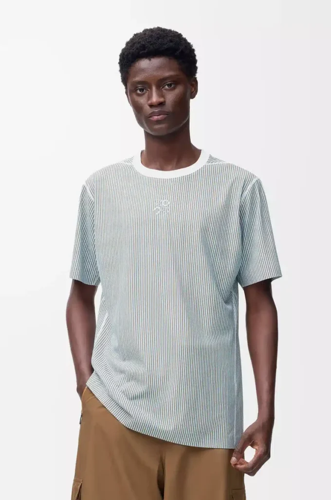 Active T-shirt in technical jersey Beige/Blue Active T-shirt in technical jersey Beige/Blue