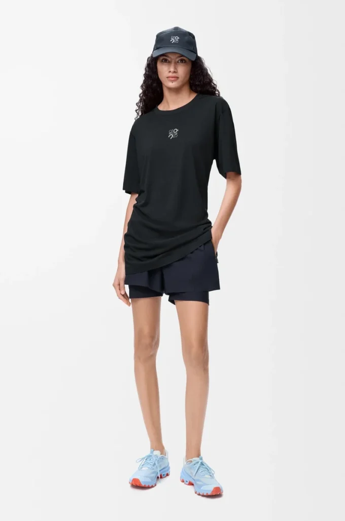 Active T-shirt in technical jersey Black Active T-shirt in technical jersey Black