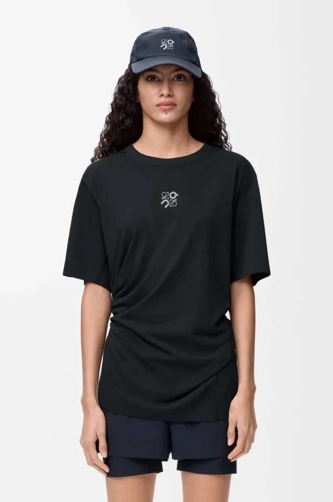 Active T-shirt in technical jersey Black Active T-shirt in technical jersey Black