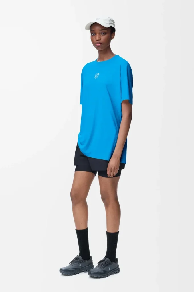 Active T-shirt in technical jersey Blue