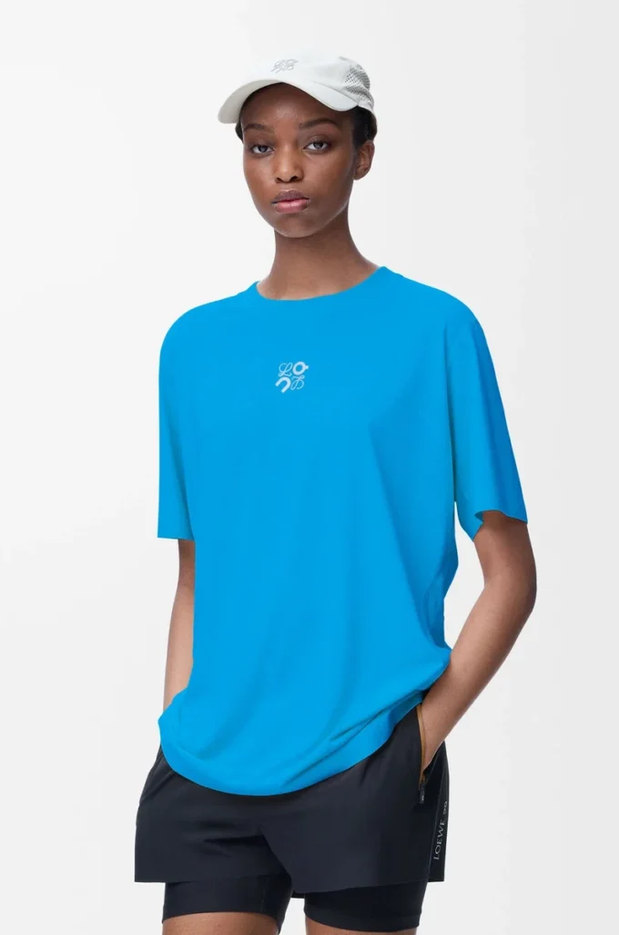 Active T-shirt in technical jersey Blue