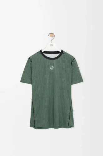 Active T-shirt in technical jersey Green/Black