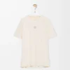 Active T-shirt in technical jersey Ivory