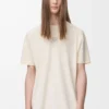 Active T-shirt in technical jersey Ivory