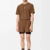 Active T-shirt in technical jersey Toffee