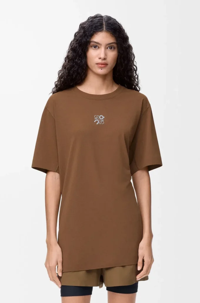 Active T-shirt in technical jersey Toffee