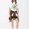 Active T-shirt in technical jersey White