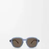 Alpha Slim sunglasses Milky Blue Alpha Slim sunglasses Milky Blue