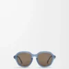 Alpha Slim sunglasses Milky Blue
