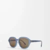 Alpha Slim sunglasses Milky Blue