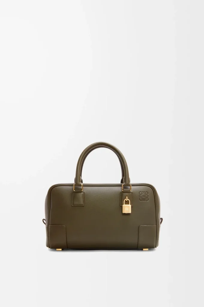 Amazona 23 bag in nappa calfskin Dark Khaki Amazona 23 bag in nappa calfskin Dark Khaki