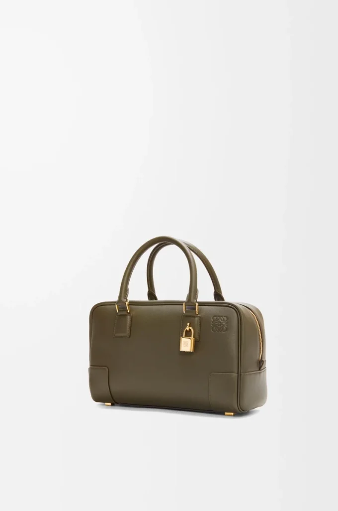 Amazona 23 bag in nappa calfskin Dark Khaki Amazona 23 bag in nappa calfskin Dark Khaki
