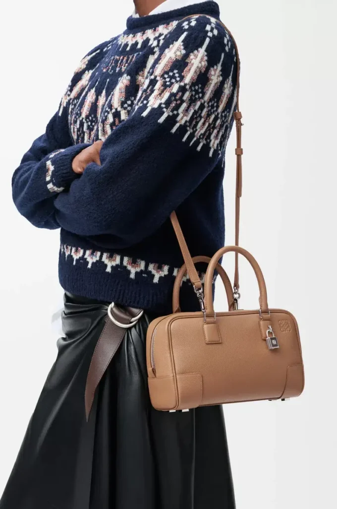 Amazona 23 bag in soft grained calfskin Mocha Amazona 23 bag in soft grained calfskin Mocha