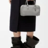 Amazona 23 bag in soft grained calfskin Pearl Grey Amazona 23 bag in soft grained calfskin Pearl Grey
