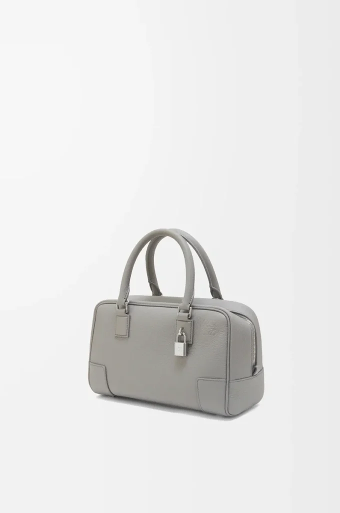 Amazona 23 bag in soft grained calfskin Pearl Grey Amazona 23 bag in soft grained calfskin Pearl Grey