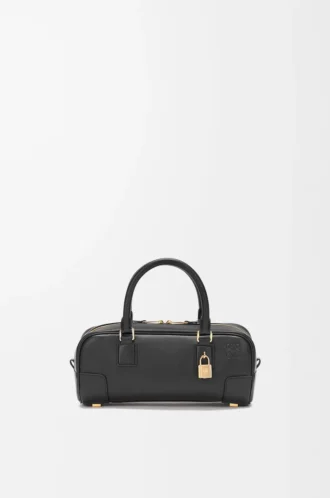 Amazona 23 cropped bag in nappa calfskin Black