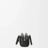 Amazona 23 cropped bag in nappa calfskin Black Amazona 23 cropped bag in nappa calfskin Black