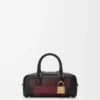 Amazona 23 cropped bag in nappa calfskin Black/Burgundy Amazona 23 cropped bag in nappa calfskin Black/Burgundy