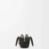 Amazona 23 cropped bag in nappa calfskin Black/Burgundy Amazona 23 cropped bag in nappa calfskin Black/Burgundy