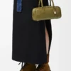 Amazona 23 cropped bag in nappa calfskin Olive Amazona 23 cropped bag in nappa calfskin Olive