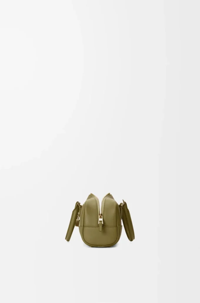Amazona 23 cropped bag in nappa calfskin Olive Amazona 23 cropped bag in nappa calfskin Olive
