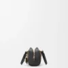 Amazona 23 cropped bag in tartan suede and nappa calfskin Tan/Black Amazona 23 cropped bag in tartan suede and nappa calfskin Tan/Black