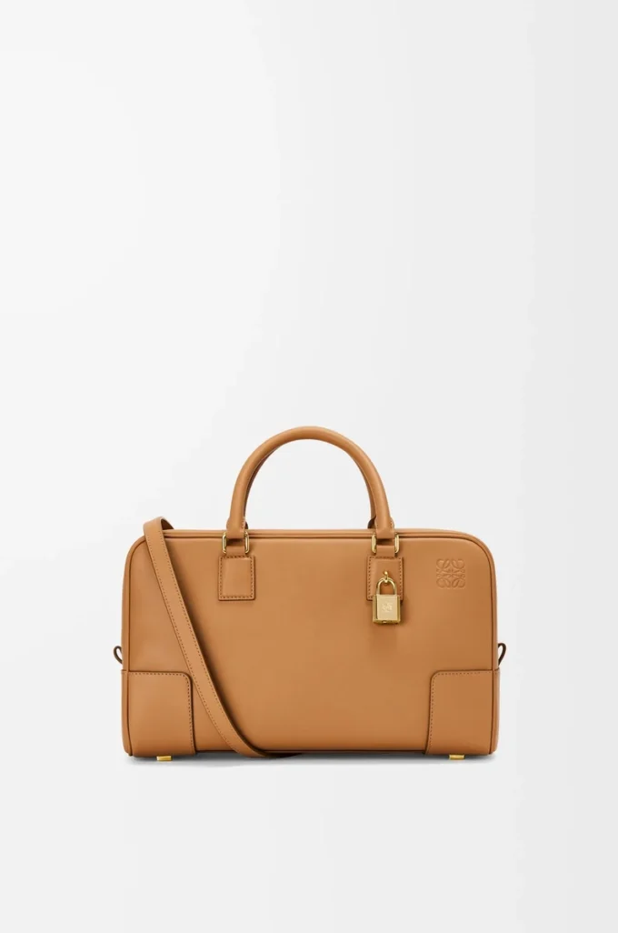 Amazona 28 bag in nappa calfskin Warm Desert