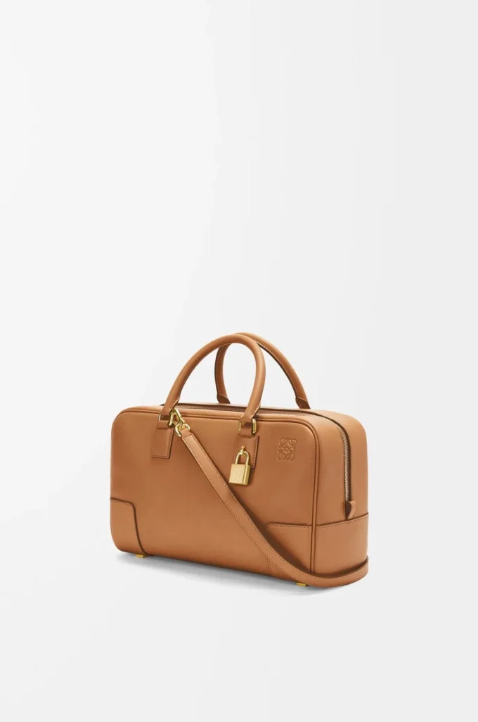 Amazona 28 bag in nappa calfskin Warm Desert
