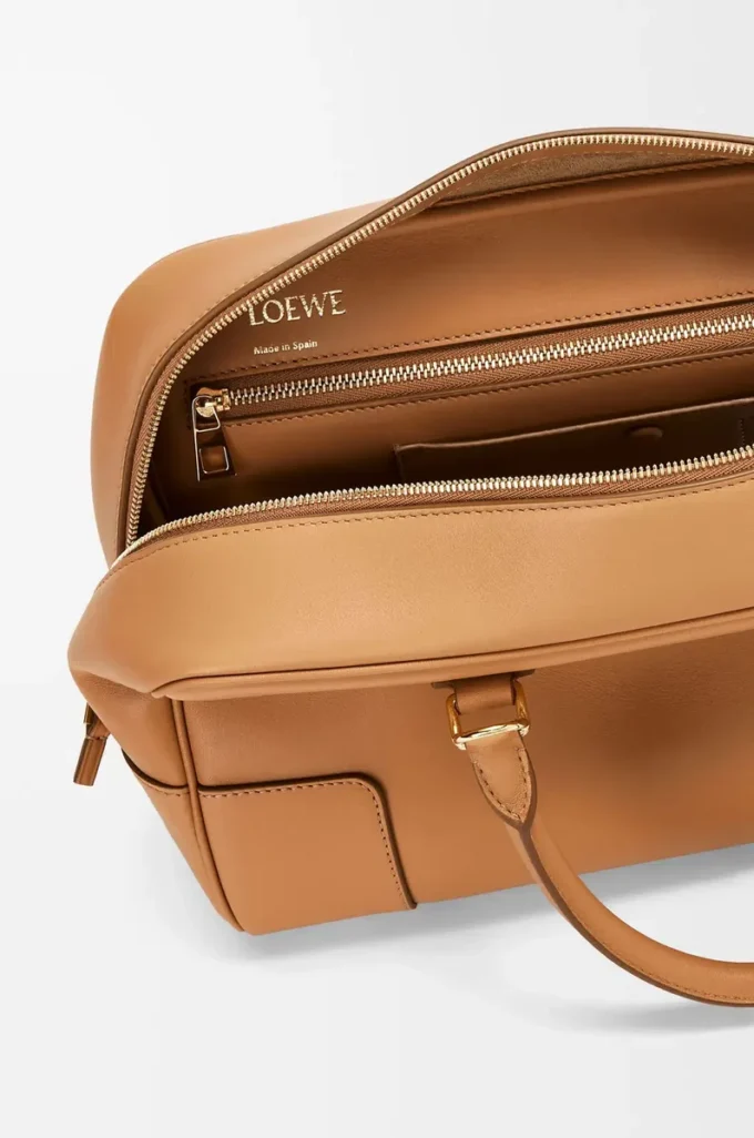 Amazona 28 bag in nappa calfskin Warm Desert