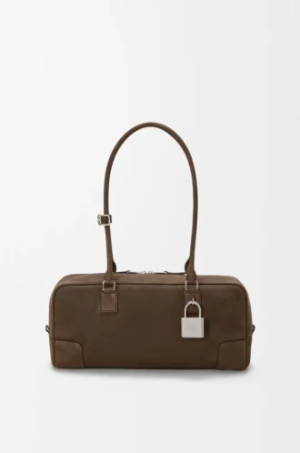 Amazona 31 cropped bag in grained nubuck Tundra