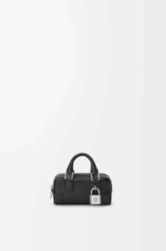 Amazona Nano in shiny calfskin Black