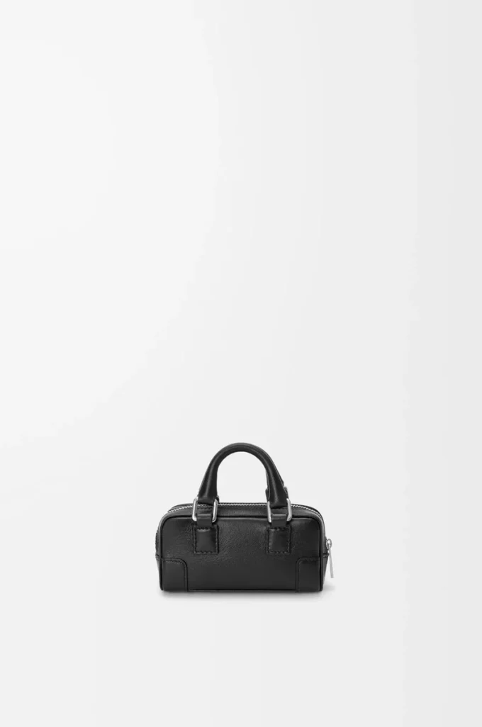 Amazona Nano in shiny calfskin Black Amazona Nano in shiny calfskin Black