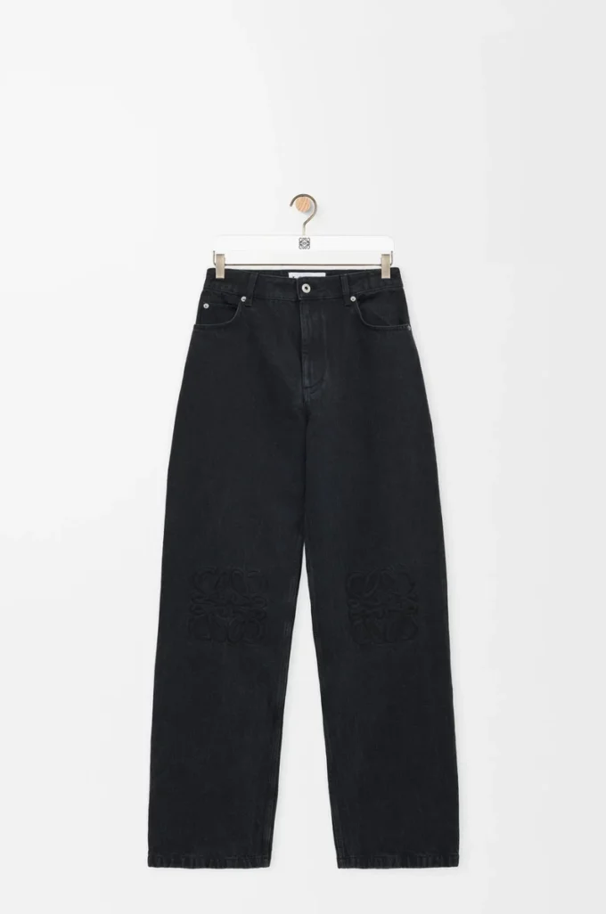 Anagram baggy jeans in denim Black Anagram baggy jeans in denim Black