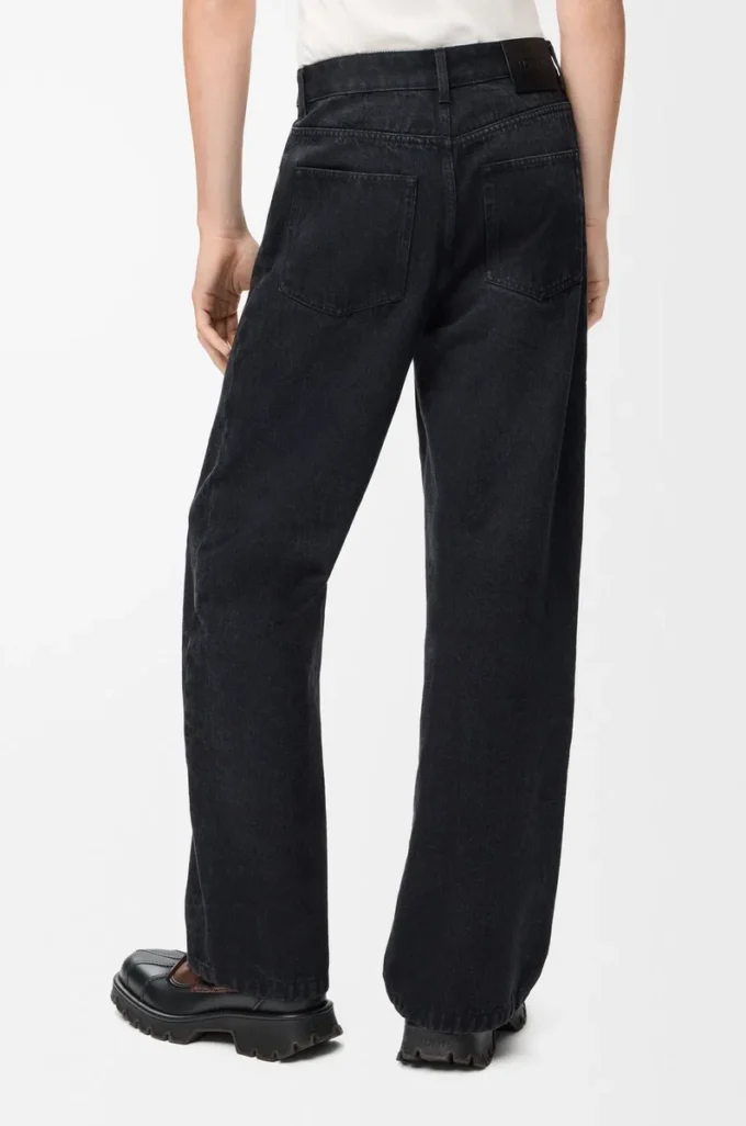 Anagram baggy jeans in denim Black Anagram baggy jeans in denim Black