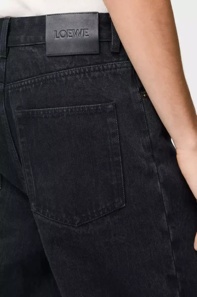 Anagram baggy jeans in denim Black Anagram baggy jeans in denim Black