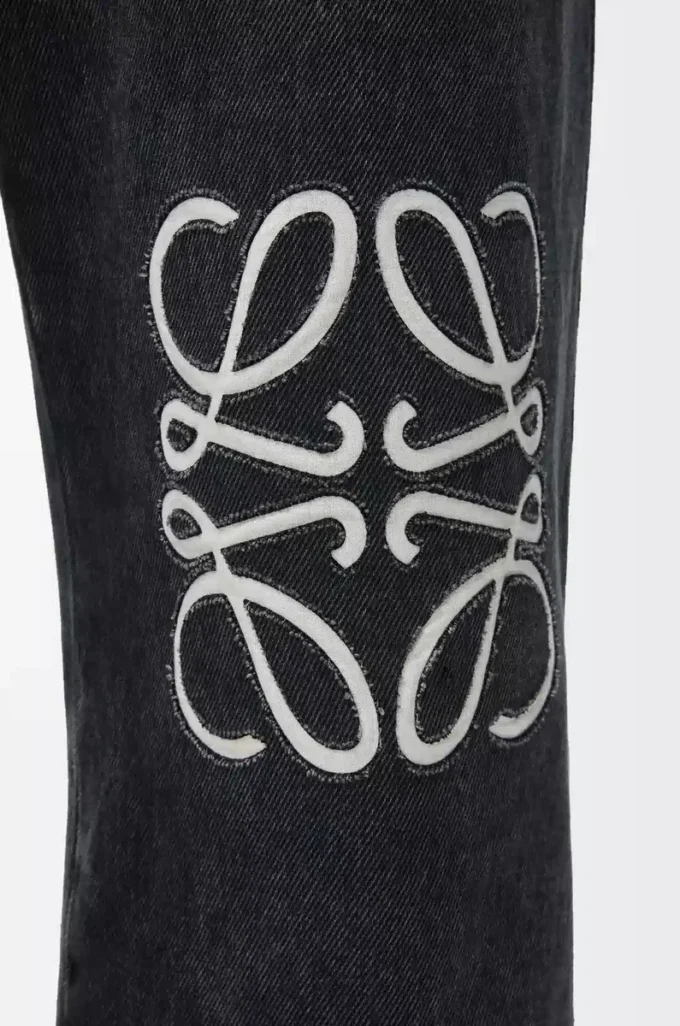 Anagram baggy jeans in denim Black Anagram baggy jeans in denim Black