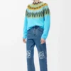 Anagram baggy jeans in denim Mid Blue Denim Anagram baggy jeans in denim Mid Blue Denim