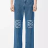 Anagram baggy jeans in denim Mid Blue Denim Anagram baggy jeans in denim Mid Blue Denim
