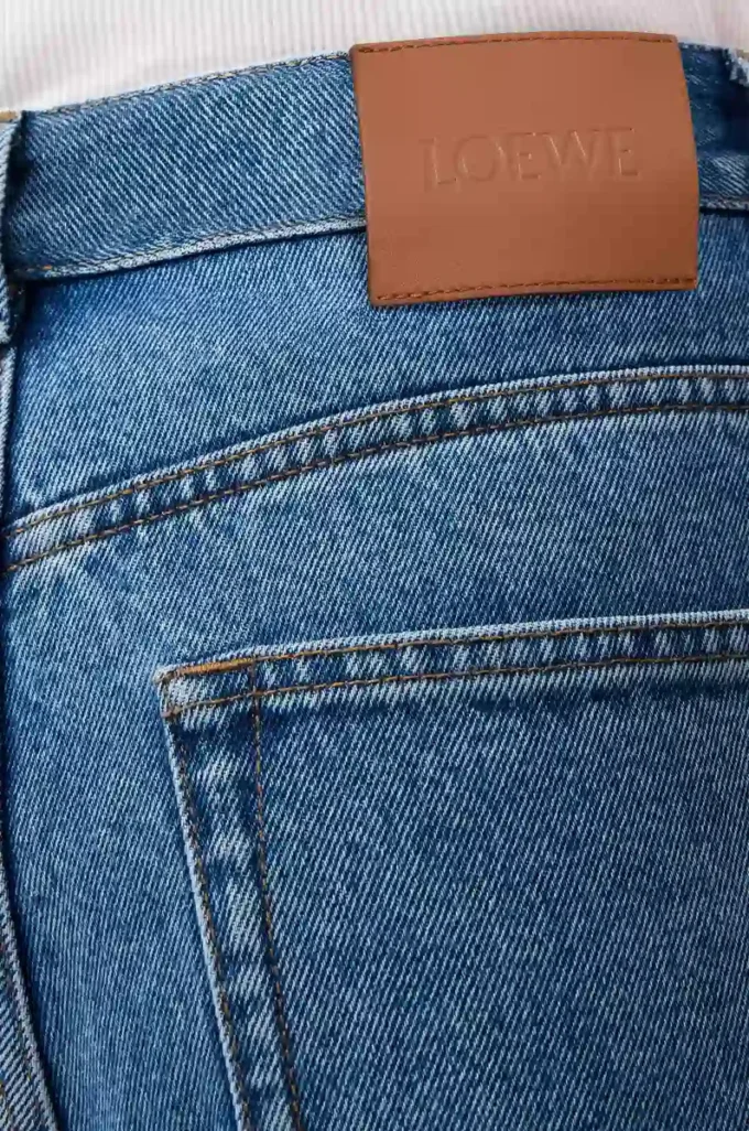Anagram baggy jeans in denim Mid Blue Denim Anagram baggy jeans in denim Mid Blue Denim