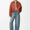Anagram barrel jeans in denim Washed Denim Anagram barrel jeans in denim Washed Denim