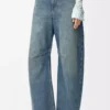 Anagram barrel jeans in denim Washed Denim Anagram barrel jeans in denim Washed Denim