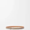 Anagram belt in pebble grain calfskin Sand/Gold Anagram belt in pebble grain calfskin Sand/Gold