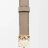Anagram belt in pebble grain calfskin Sand/Gold Anagram belt in pebble grain calfskin Sand/Gold