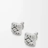 Anagram Bombé earrings in sterling silver Silver Anagram Bombé earrings in sterling silver Silver