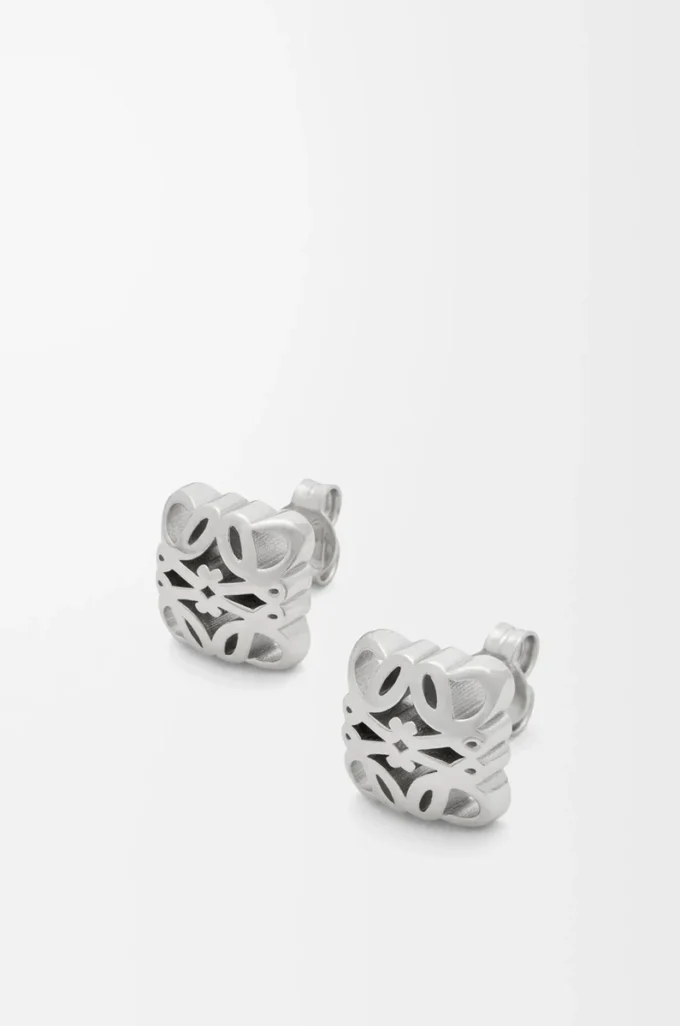 Anagram Bombé earrings in sterling silver Silver Anagram Bombé earrings in sterling silver Silver