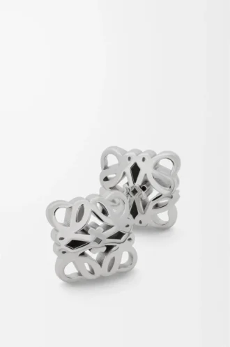 Anagram Bombé earrings in sterling silver Silver