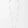 Anagram Bombé necklace in sterling silver Silver Anagram Bombé necklace in sterling silver Silver