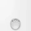 Anagram Bombé signet ring in sterling silver Silver Anagram Bombé signet ring in sterling silver Silver